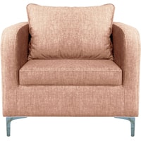Интерьерное кресло Brioli Терзо (рогожка, J11 розовый)