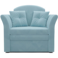 Кресло-кровать Мебель-АРС Малютка №2 (велюр, голубой Luna 089)