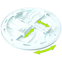 Вентиляционная решетка airRoxy круглая с регулированием 02-325