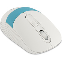 Мышь Oklick 310MW (белый/голубой)