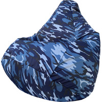 Кресло-мешок Flagman Груша Мега Г3.7-20 (синий камуфляж)