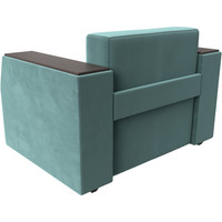 Кресло-кровать Лига диванов Атлантида 113836 (велюр бирюзовый) в Барановичах