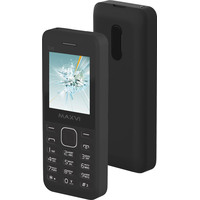 Кнопочный телефон Maxvi C20 Black