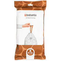 Пакеты для мусора Brabantia PerfectFit X 10-12 л 138041 (40 шт, белый)