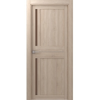 Межкомнатная дверь Belwooddoors Мадрид 04 80 см (стекло, экошпон, дуб дорато/мателюкс бронза)