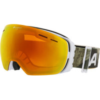 Горнолыжная маска (очки) Alpina Sports Granby Q-Lite A7213815 (Michael Cina White Matt/Q-Lite Red)