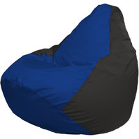 Кресло-мешок Flagman Груша Макси Г2.1-115 (черный/синий)