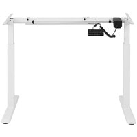 Стол для работы стоя ErgoSmart Electric Desk 1380x800x18 мм (бетон чикаго светло-серый/белый)