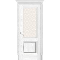 Межкомнатная дверь el'Porta Классико-13 80x200 (Silver Ash/Silver Rift White Crystal)