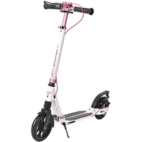 Двухколесный детский самокат Tech Team City Scooter Disk Brake 2022 (белый/розовый)
