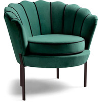Интерьерное кресло Halmar Angelo (темно-зеленый/черный)