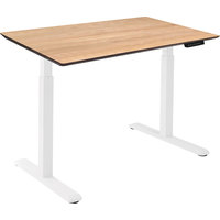 Стол для работы стоя ErgoSmart Wooden Electric Desk 1300х750х27 мм (дуб натуральный/белый)