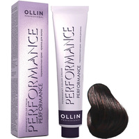 Крем-краска для волос Ollin Professional Performance 4/71 шатен коричнево-пепельный