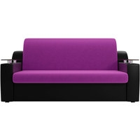 Диван Лига диванов Сенатор 100716 100 см (фиолетовый/черный)
