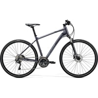 Велосипед Merida Crossway 500 XL 2020 (глянцевый антрацит/черный)