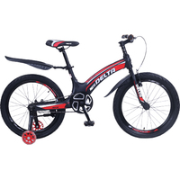 Детский велосипед Delta Prestige Maxx 20 2022 (черный/красный)
