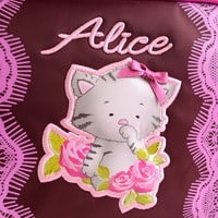 Школьный рюкзак Mike&Mar Alice (бордовый/розовый)