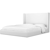 Кровать Mebelico Ларго 160x200 (экокожа, белый)