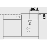 Кухонная мойка Blanco Pleon 6 (бетон) 525306