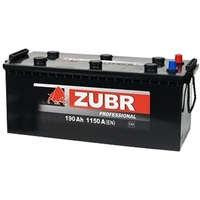 Автомобильный аккумулятор Zubr Professional (190 А/ч)