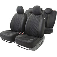 Комплект чехлов для сидений Autoprofi Alcantara ALC-1505 (черный)