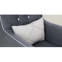 Интерьерное кресло Нижегородмебель Френсис ТК 267 (офелия/амиго велюр, темно-серый)