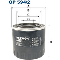 Масляный фильтр Filtron OP 594/2