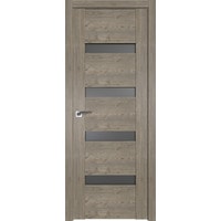 Межкомнатная дверь ProfilDoors 2.81XN R 70x200 (каштан темный, стекло графит) в Гомеле