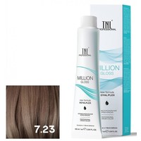 Крем-краска для волос TNL Professional Million Gloss 7.23 100 мл
