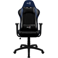 Кресло AeroCool AC100 AIR (черный/синий)