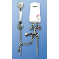Проточный электрический водонагреватель кран+душ Elektromet Lider 4.5 (белый) [251-01-451]