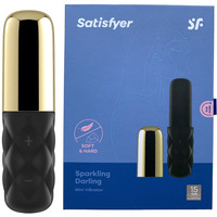 Вибромассажер Satisfyer Sparkling Darling 4051727 (золотистый/черный)