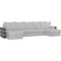 П-образный диван Лига диванов Венеция 100054 (экокожа, белый)