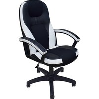 Кресло King Style КР-08 (черный/белый)