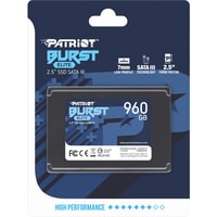 SSD Patriot Burst Elite 960GB PBE960GS25SSDR в Орше