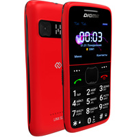 Кнопочный телефон Digma Linx S220 (красный)