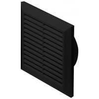 Вентиляционная решетка Awenta Classic T83CZ 17х17/d125 (черный)