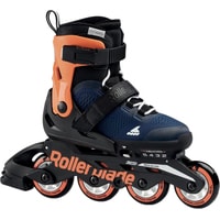 Роликовые коньки Rollerblade Microblade (р. 28-32, темно-синий/оранжевый)