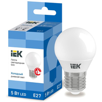 Светодиодная лампочка IEK LED Globe G45 400lm 6500K E27
