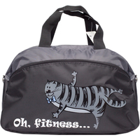Дорожная сумка Xteam С157 (черный/серый, фитнес, кот)