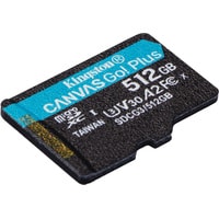Карта памяти Kingston Canvas Go! Plus microSDXC 512GB