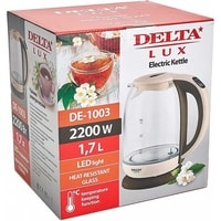 Электрический чайник Delta DE-1003 (бежевый)