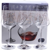 Набор бокалов для вина Bohemia Crystal Sandra 40728/Q9203/350