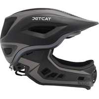 Cпортивный шлем JetCat Fullface Raptor (р. 48-53, black/grey)