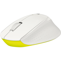 Мышь Logitech M330 Silent Plus (белый/желтый) в Лиде