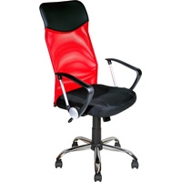Кресло Алвест AV 128 CH MK (черный/красный)