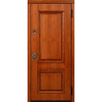 Металлическая дверь Стальная Линия Верди для дома 100У (дуб янтарный)