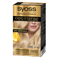 Крем-краска для волос Syoss Oleo Intense 9-10 яркий блонд