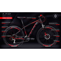 Велосипед LTD Rocco 760 27.5 2022 (черный/красный)