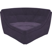 Элемент модульного дивана Лига диванов Холидей люкс 105684 (велюр, фиолетовый)